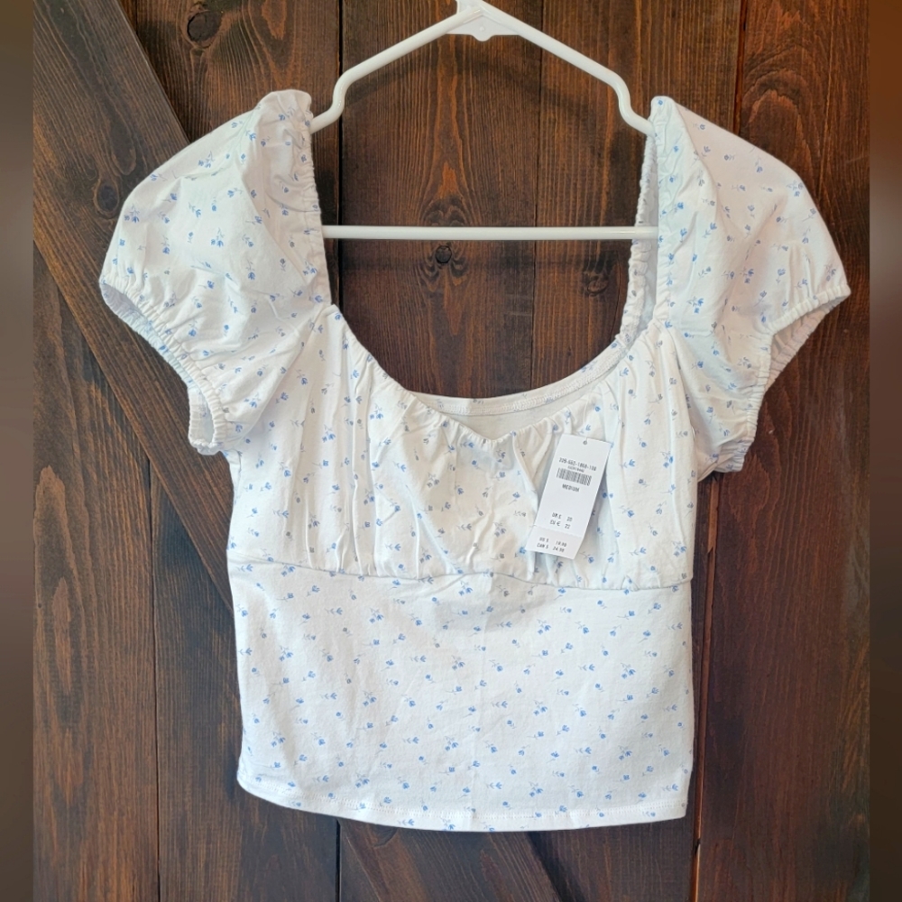 Hollister Ruched Bust Crop Top